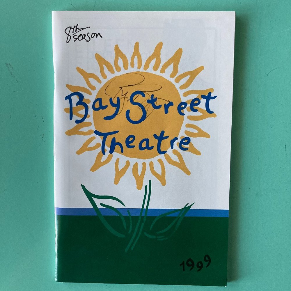 Roger Bart only Signed Playbill Fit to Print Bay Street Randy Graff Robert Sella